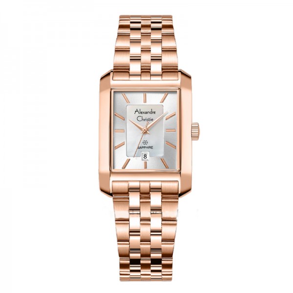 Alexandre Christie AC 8706 Rosegold White Lady LDBRGMS Alexandre Christie AC 8706 Rosegold White Lady LDBRGMS